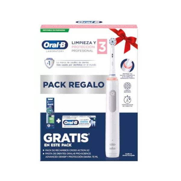 Oral-B Pro 3 Escova Elétrica Pack Densify